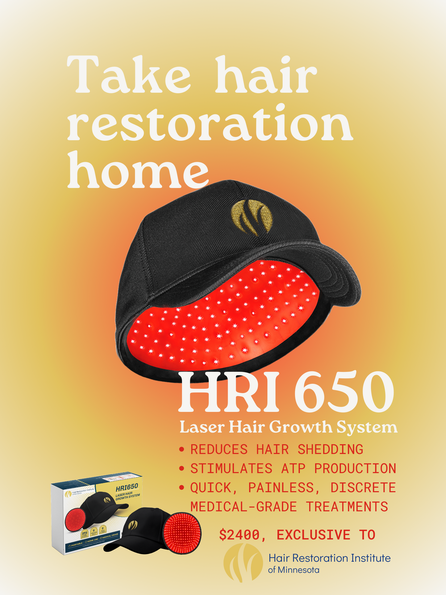 HRI650 Laser Hair Growth System