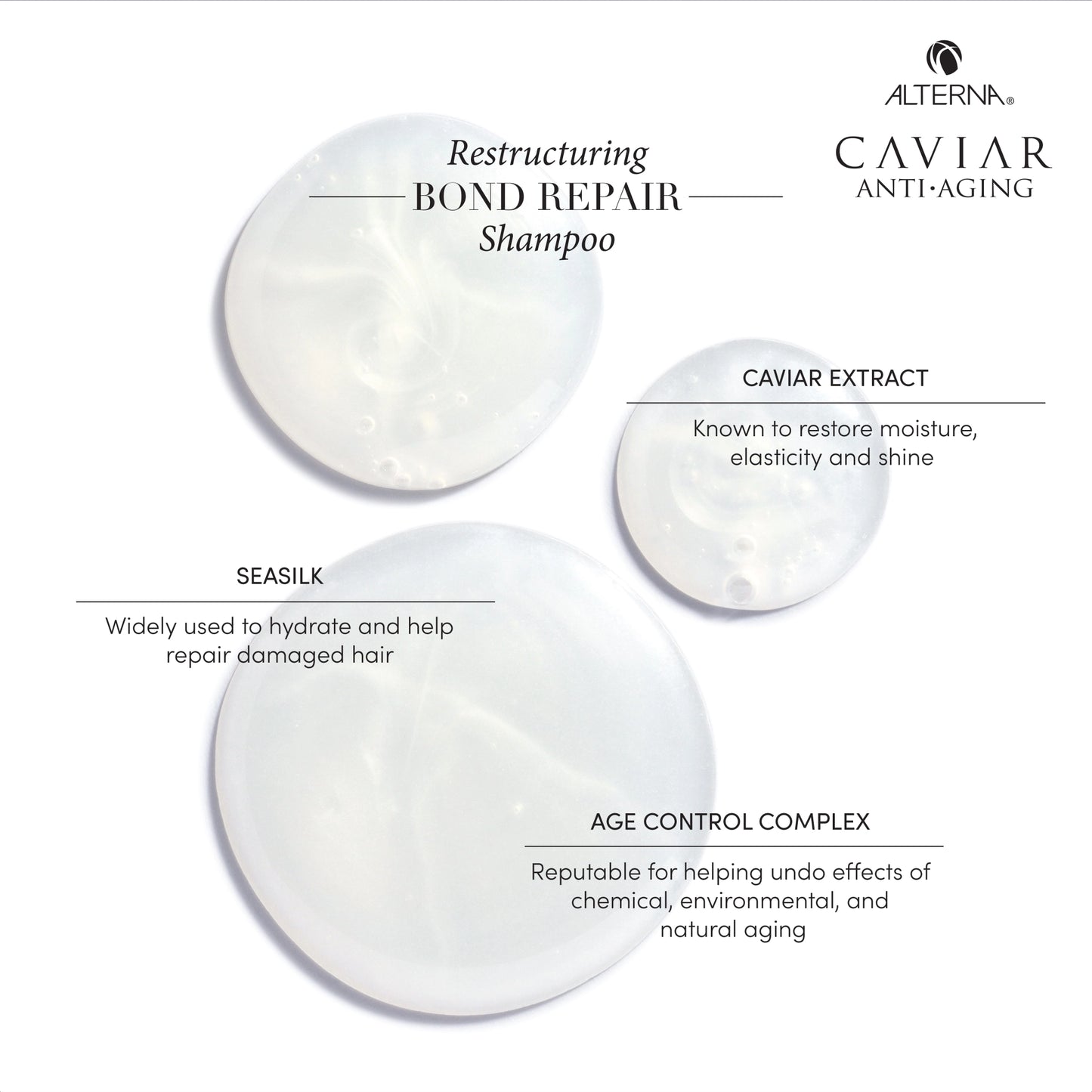 CAVIAR Anti-Aging Restructuring Bond Repair Shampoo 8.5oz