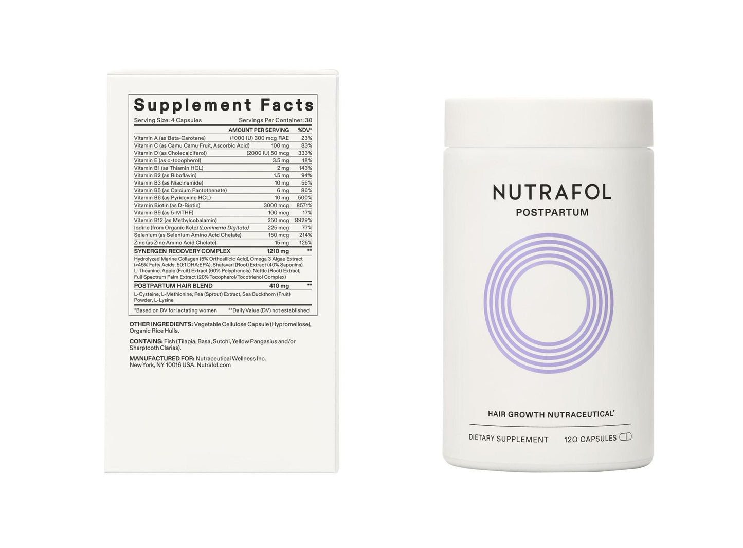 Nutrafol Postpartum (3-Month Pack)