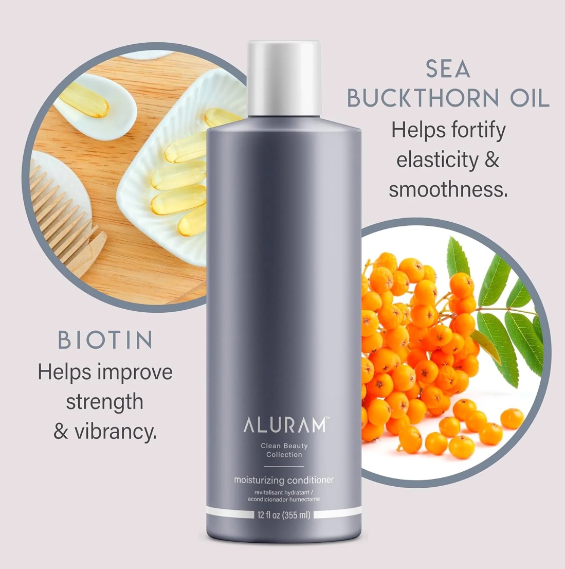 Aluram Moisturizing Shampoo and Conditioner Set